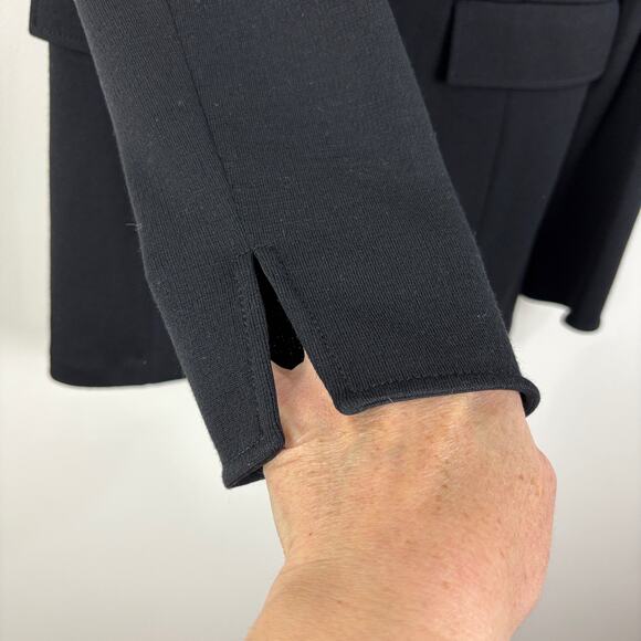 St. John Knit Sweater Blazer Evening 6 Embellished Jewel Wool Blend longline - Picture 7 of 10